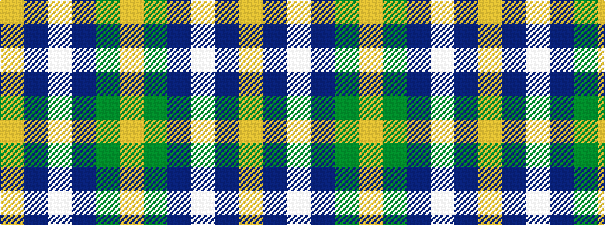 idealised woven sample of pattern YBWBGY
