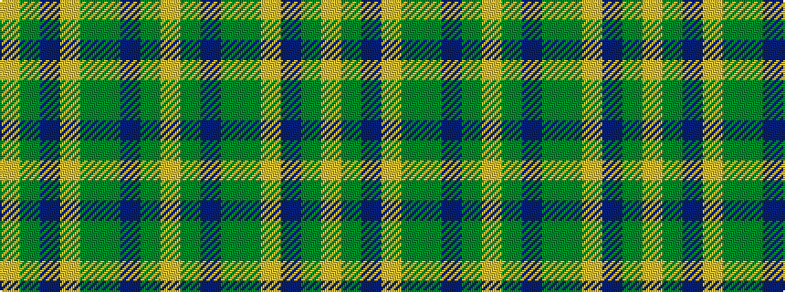 idealised woven sample of pattern YGBGGYBGY