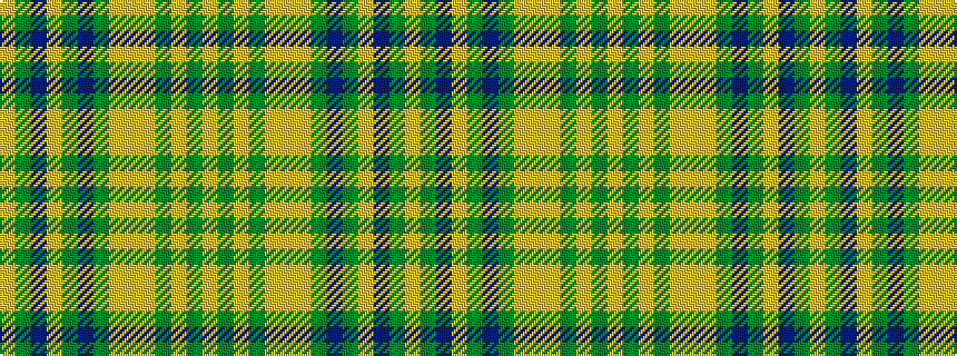 idealised woven sample of pattern YGBYGBGYYYGYGY