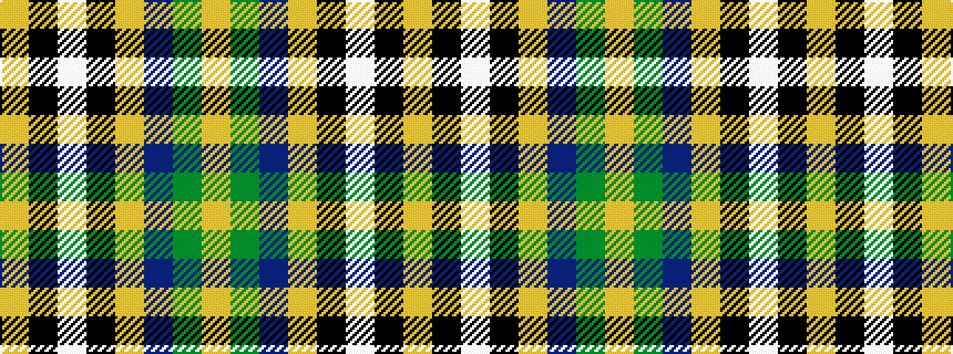 idealised woven sample of pattern YGBYKWKY