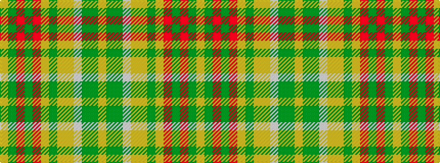 idealised woven sample of pattern YGGWYYGYRGRGY