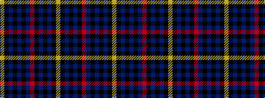 idealised woven sample of pattern YKBKBKBRKBKBKY