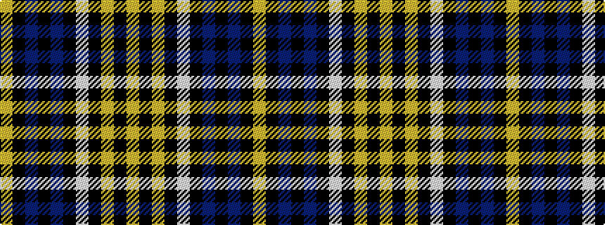 idealised woven sample of pattern YKBKBKWKYKY