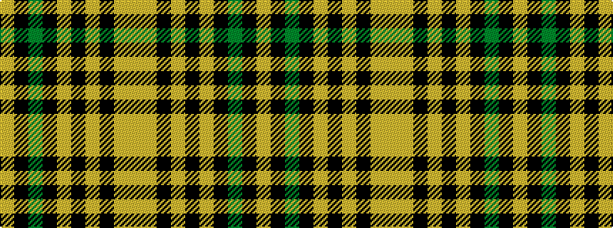 idealised woven sample of pattern YKGKYKYKYY