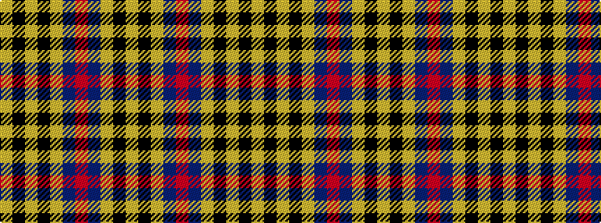 idealised woven sample of pattern YKYBRBYKYKY
