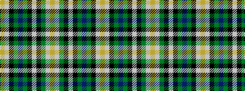 idealised woven sample of pattern YWGKWKGBGKWY