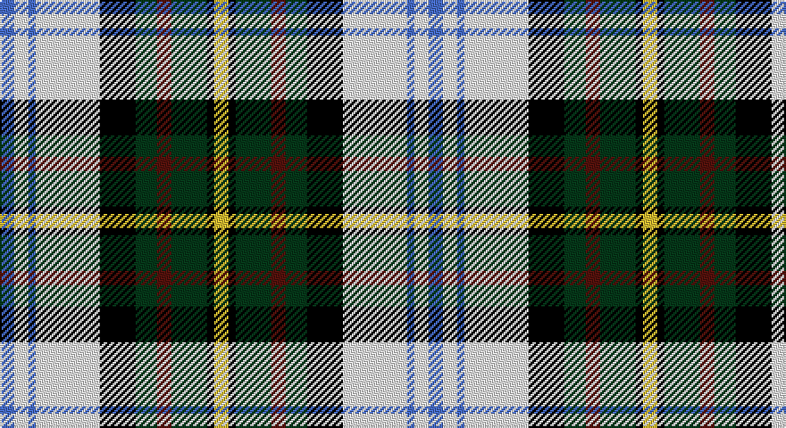 B/8 W8 B4 W36 K20 DG12 DR8 DG20 K4 LY/8 tartan