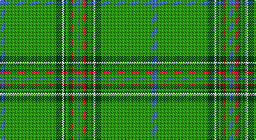 B/8 G88 DG10 W4 DG4 G4 DG4 R4 G6 B/6 tartan