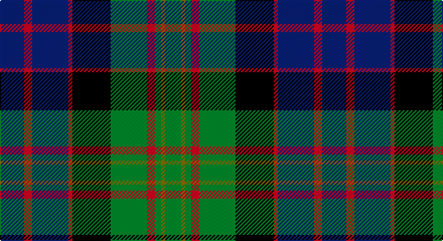DB/24 R8 DB36 R4 K38 G36 R8 G6 Y4 G/16 tartan