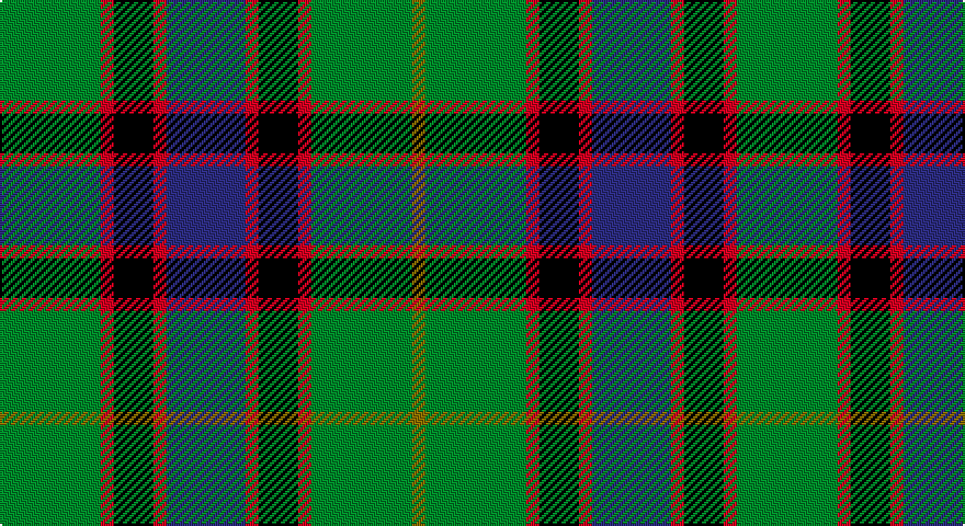 G/46 R6 K18 R6 DB36 R6 K18 R6 G46 Y/6 tartan