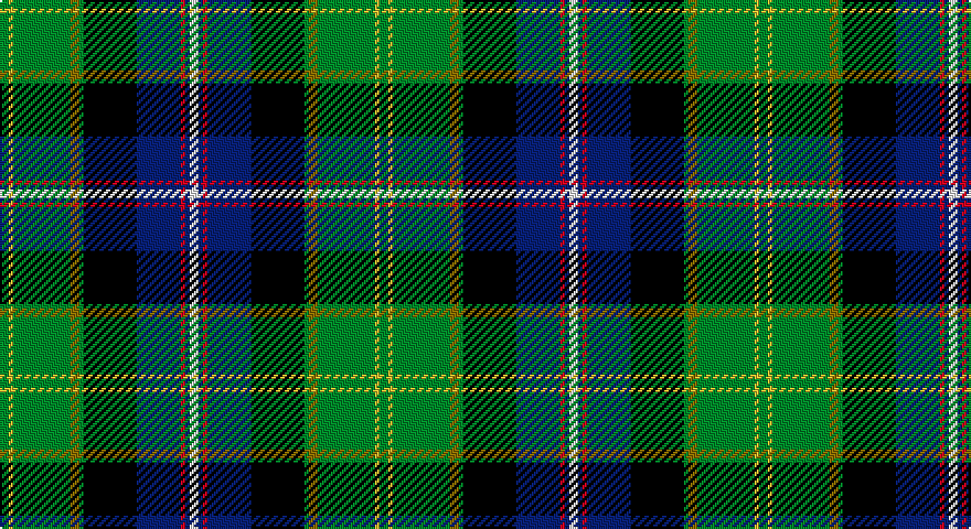 G/4 LY2 G26 Y4 G2 K24 DB20 R2 DB2 W/4 tartan