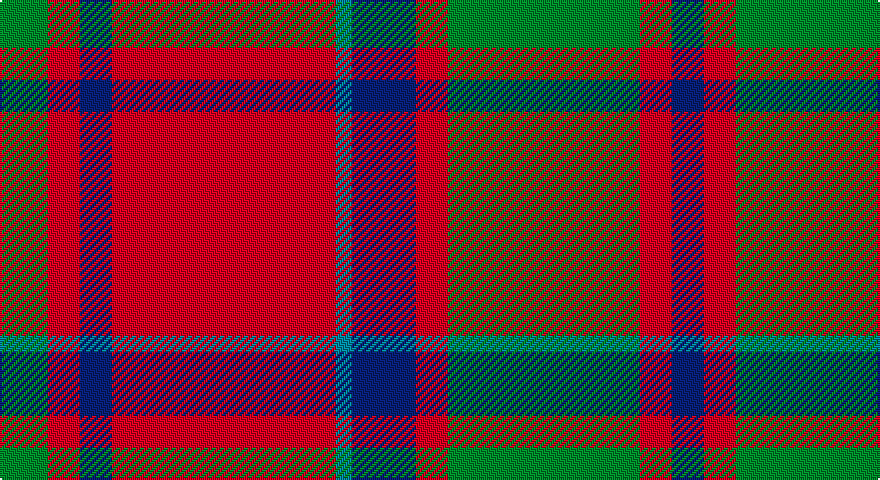 G/24 R16 DB16 R112 T8 DB32 R16 G96 R16 DB/16 tartan