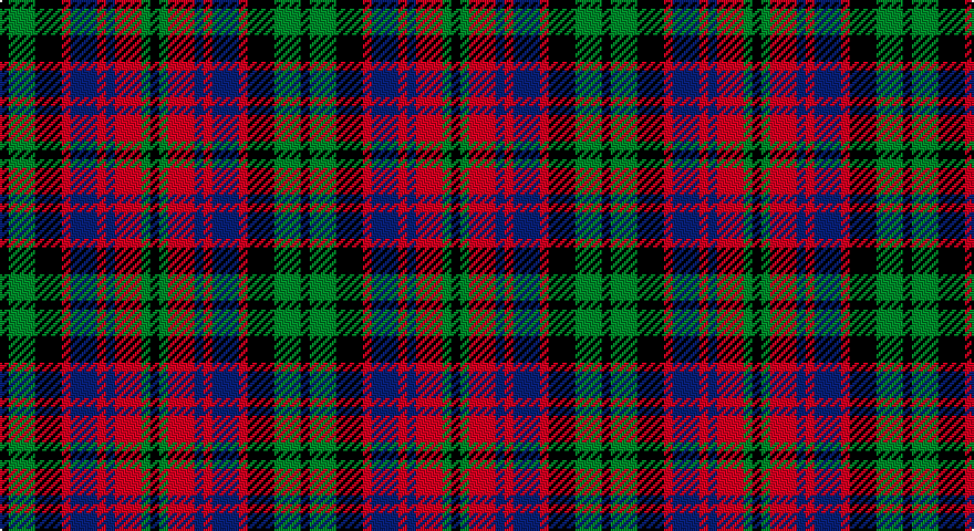 K/4 G12 K12 R4 DB12 R4 DB4 R12 G4 K/4 tartan