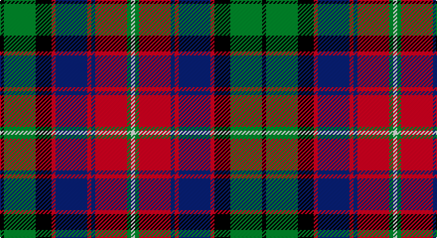 K/4 G32 K16 R4 DB32 R4 DB4 R32 G4 W/4 tartan