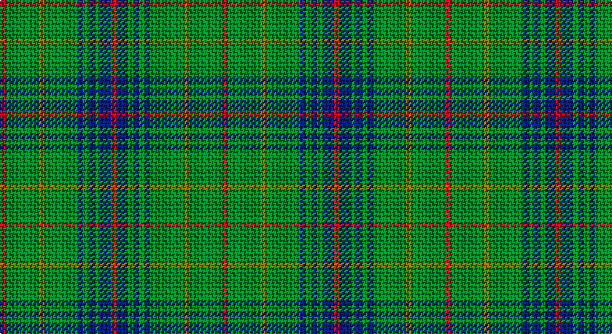 R/4 G24 Y4 G24 DB4 G4 DB4 G4 DB8 R/4 tartan