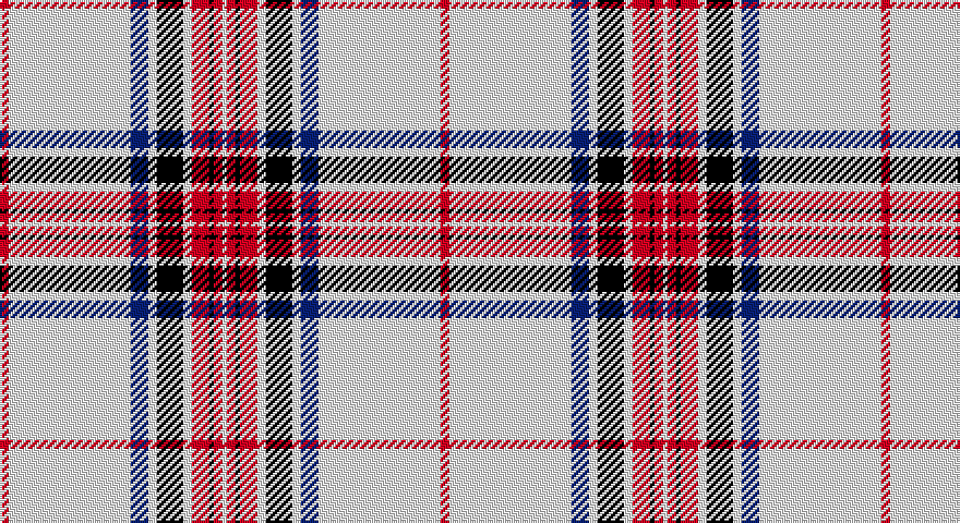 R/4 W56 DB8 W4 K12 W4 R8 K2 R4 W/2 tartan
