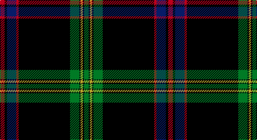 R/8 K4 DB16 R4 K88 G16 K2 LY4 K2 G/8 tartan