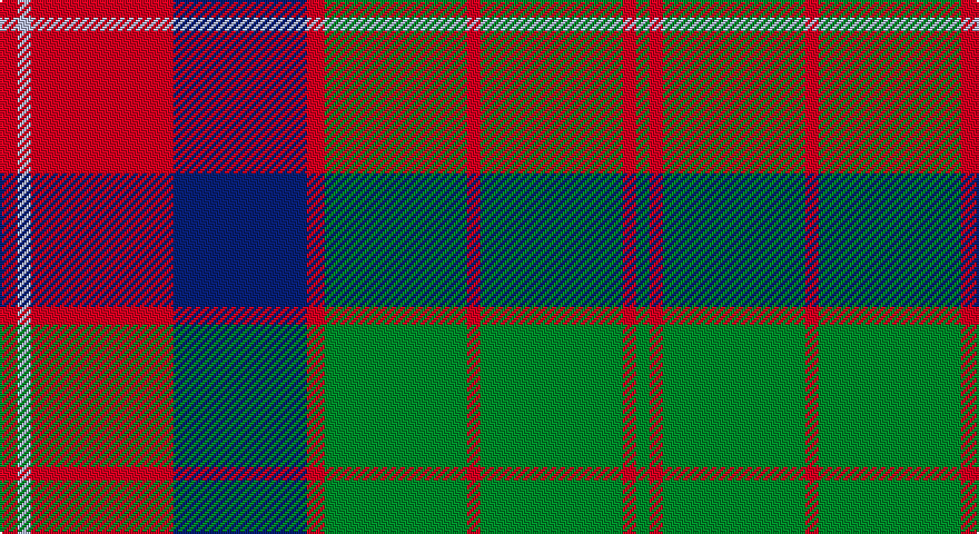 R/8 LB6 R64 DB60 R8 G64 R6 G64 R6 G/6 tartan