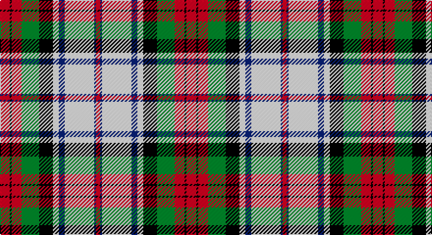 R/10 K2 R10 G18 K14 W6 DB6 W30 DB2 R/4 tartan