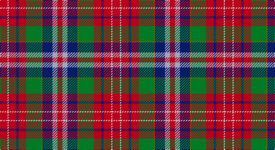 R/12 W2 R12 DB4 R12 G24 Y2 DB16 LB8 R/8 tartan