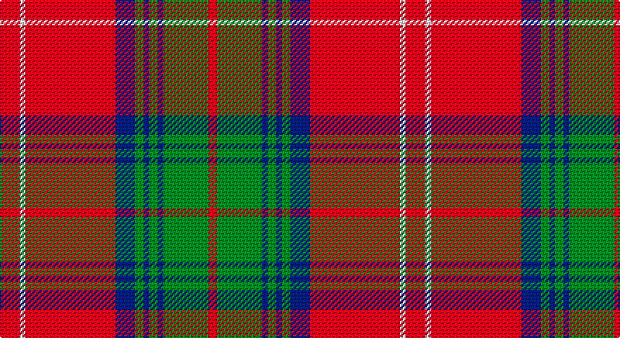 R/14 W4 R64 DB14 G6 DB4 G6 DB4 G32 R/6 tartan
