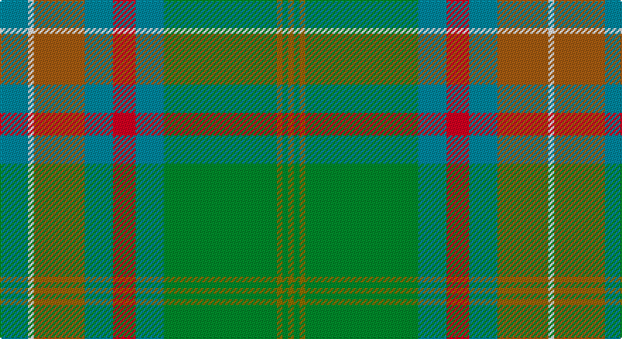 T/20 W4 O36 T20 R16 T20 G80 Y4 G4 Y4 G4 Y4 G80 T20 R16 T20 O36 W/4 tartan