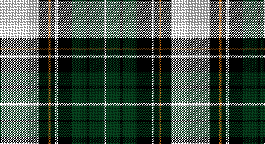 W/64 K16 O4 K8 W4 K24 DG24 K4 DG24 W/4 tartan
