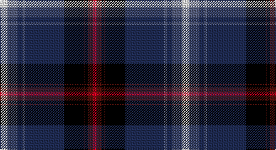 W/12 N16 DT8 N4 DT62 K32 DR2 K4 DR8 R/6 tartan