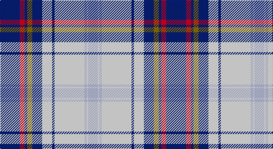 DB/32 R8 DB4 Y8 DB16 W16 DB4 W48 LB4 W2 LB/16 tartan