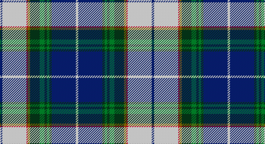 DB/4 W40 R2 Y4 DG16 G8 DG4 G4 DG4 DB40 W/4 tartan