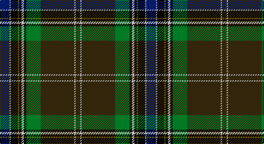 DB/16 LB2 K12 Y2 K4 W4 K4 G24 DY56 W2 DY/8 tartan
