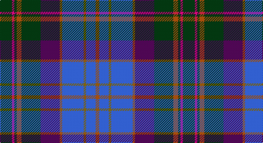 DG/20 M4 DG4 O8 DG32 DP32 O4 B36 Y4 B16 O/6 tartan