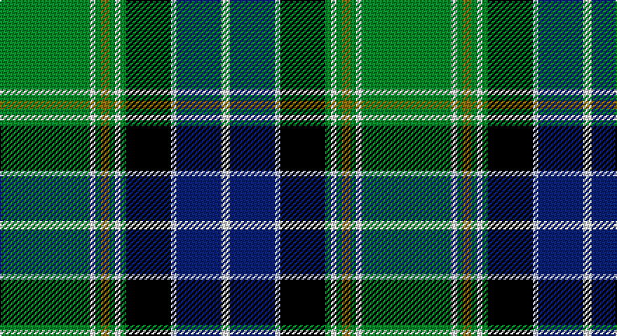 G/64 W4 G4 Y6 G4 W4 G4 K32 LB4 DB32 W/6 tartan