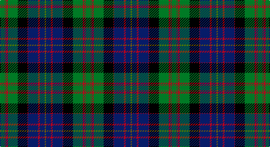 G/8 R1 G1 R3 G16 K16 R1 DB16 R3 DB8 Y/2 tartan