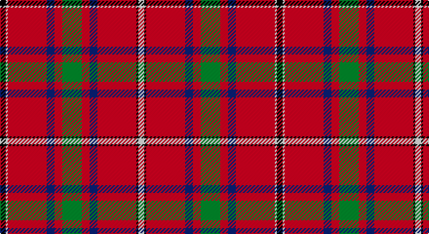 K/6 W2 R40 DB8 R8 G20 R8 DB8 R40 K2 W/6 tartan
