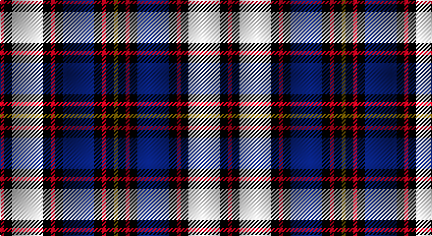 R/4 K8 W32 K8 R4 K8 DB32 K8 R4 K8 Y/4 tartan