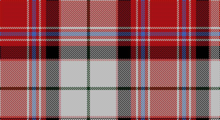 R/54 W4 R6 B8 R6 W4 R10 K26 Ri4 W52 DG/6 tartan