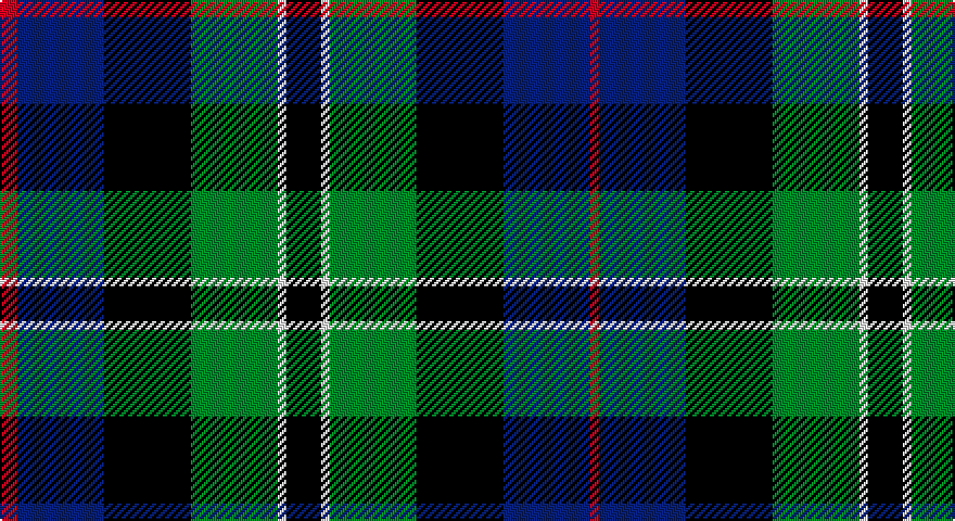 R/8 DB40 K40 G40 W4 K16 W4 G40 K40 DB40 R/4 tartan