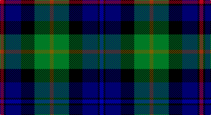 R/8 K4 DB32 K28 G32 Y8 G32 K28 DB32 K4 B/8 tartan