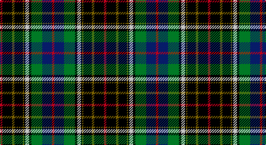 R/4 K16 Y4 K14 Y2 K2 W6 K4 G18 DB16 R/4 tartan