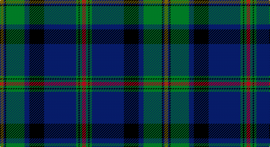 Y/6 DB2 K2 G30 DB8 K24 DB52 G4 K2 G4 R/6 tartan