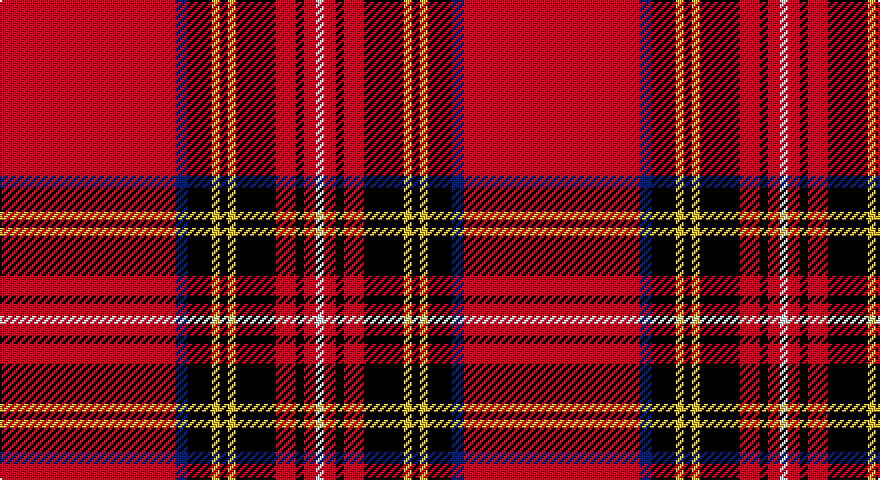 R/88 DB6 K12 LY4 K4 LY4 K20 R10 K4 R6 W/4 tartan