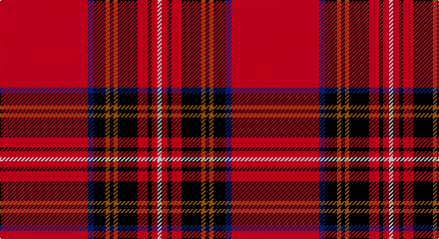 R/88 DB6 K12 O4 K4 O4 K20 R10 K4 R6 W/4 tartan