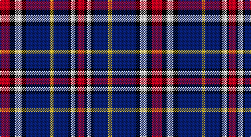 R/18 K8 W12 K8 DB42 LY6 DB26 K4 W8 K4 R/12 tartan