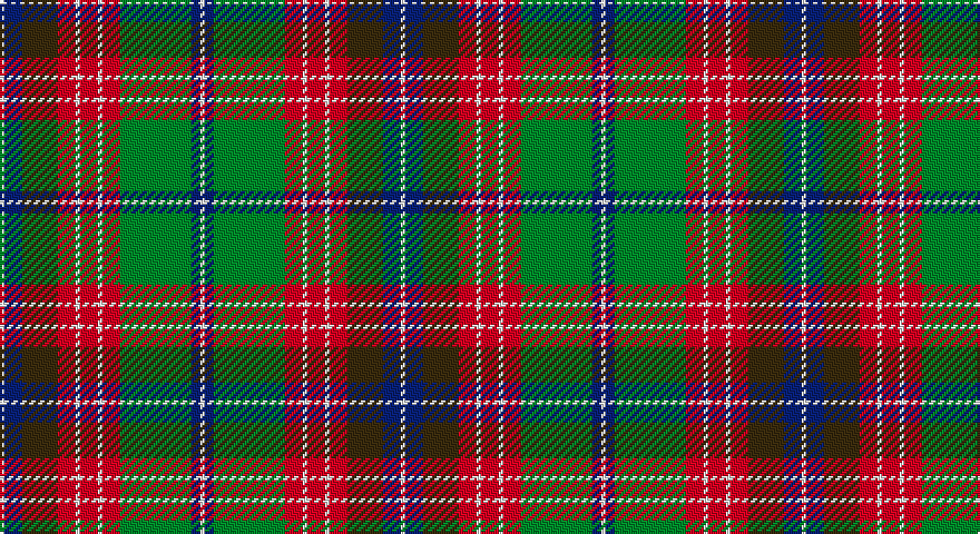W/2 DB8 DY16 R8 W2 R8 W2 R8 G32 DB4 W/2 tartan