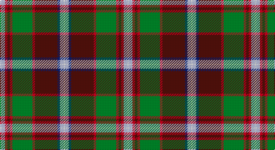 W/2 LB6 R4 DR4 R4 G32 R4 DR36 DB4 LB6 W/2 tartan