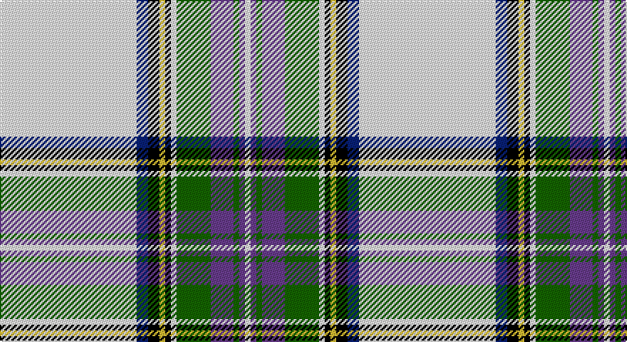 W/96 DB8 K8 LY4 K4 W4 DG24 N16 DG4 N4 W/4 tartan