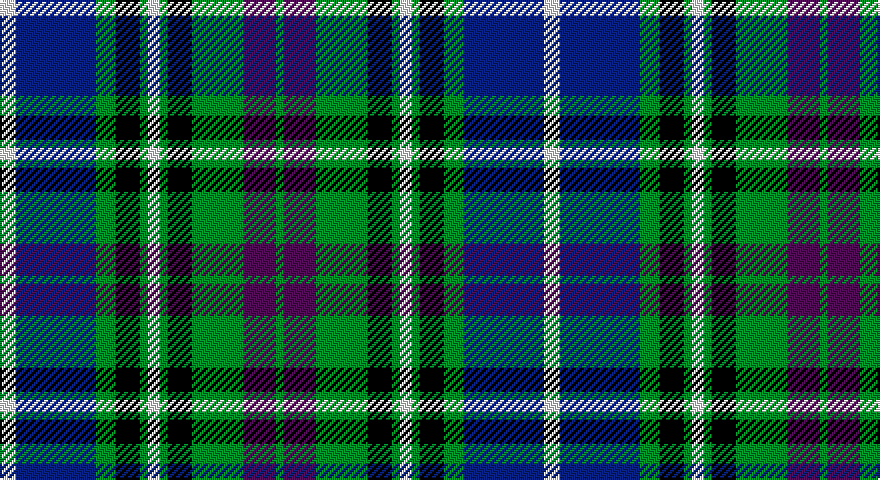 W/8 DB40 G10 K12 G4 W6 G4 K12 G26 DP16 G/4 tartan