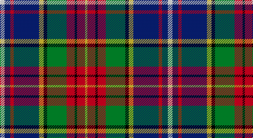 W/8 DB10 R6 DB44 LY8 K6 G34 R14 K4 R14 LY/4 tartan