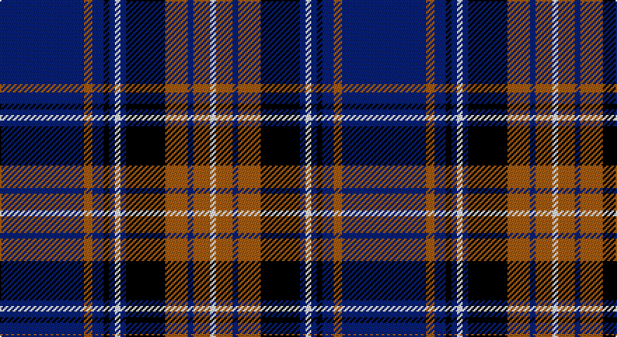 DB/60 O6 DB8 K4 DB4 W4 DB4 K28 O16 DB4 O12 W/4 tartan
